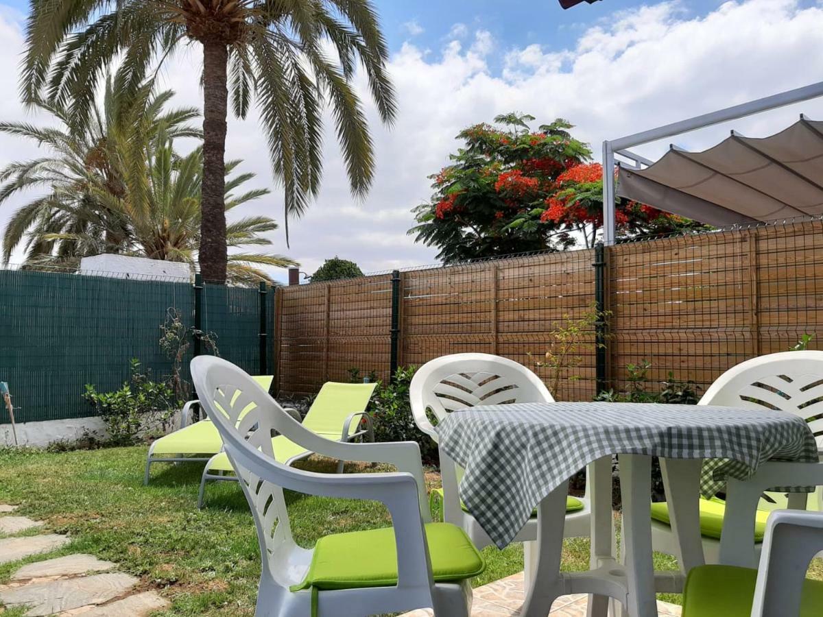 Bungalow With Private Garden Nex To Yumbo Center Maspalomas (Gran Canaria) Exterior foto
