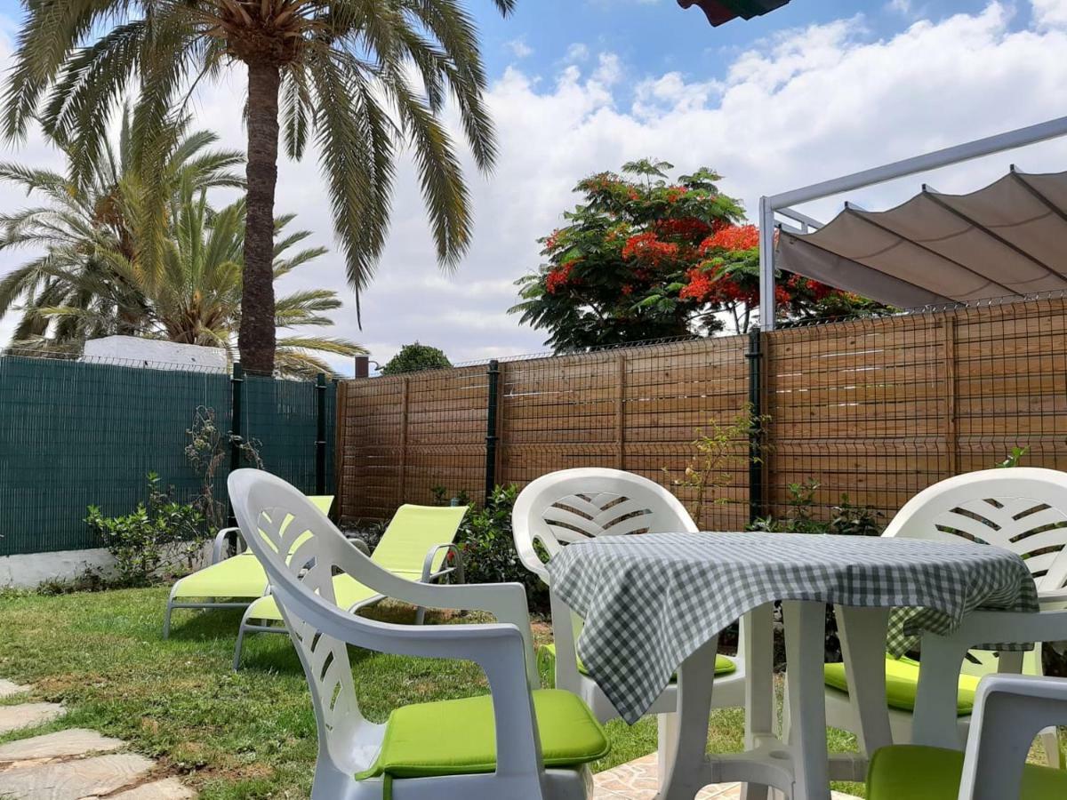 Bungalow With Private Garden Nex To Yumbo Center Maspalomas (Gran Canaria) Exterior foto